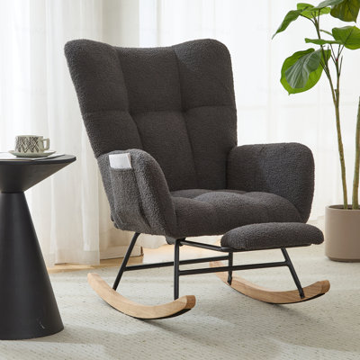 Ensemble de chaise berçante et berçante à oreilles Teddy