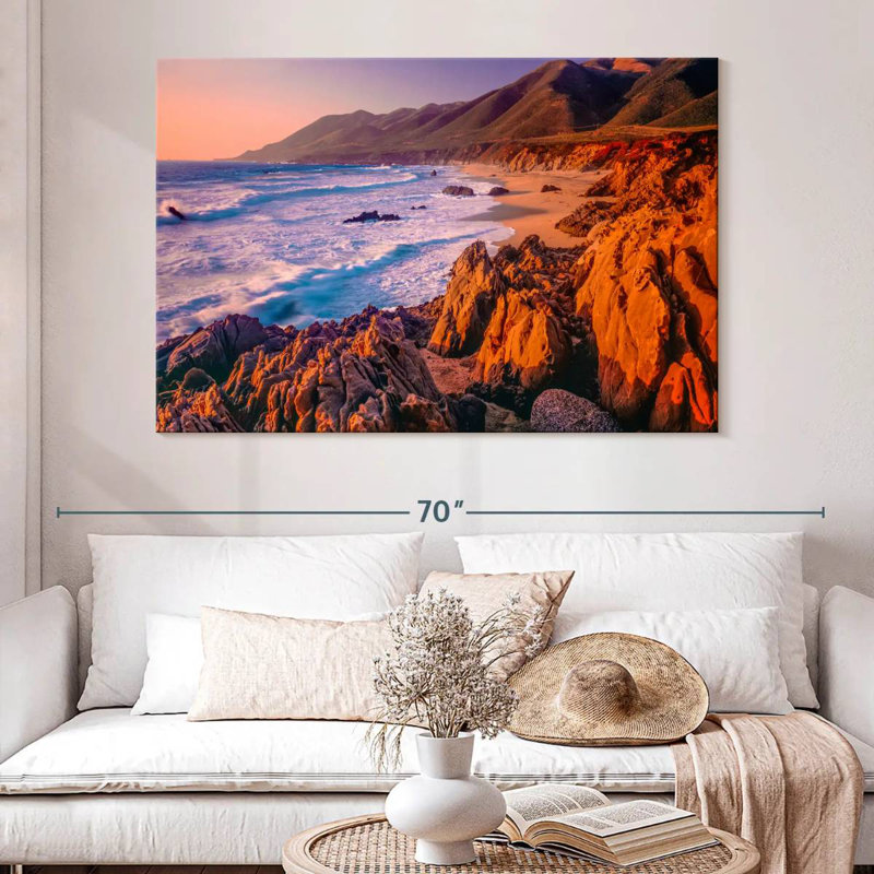 Gillard Big Sur Cliff, H 34 po x l 51 po