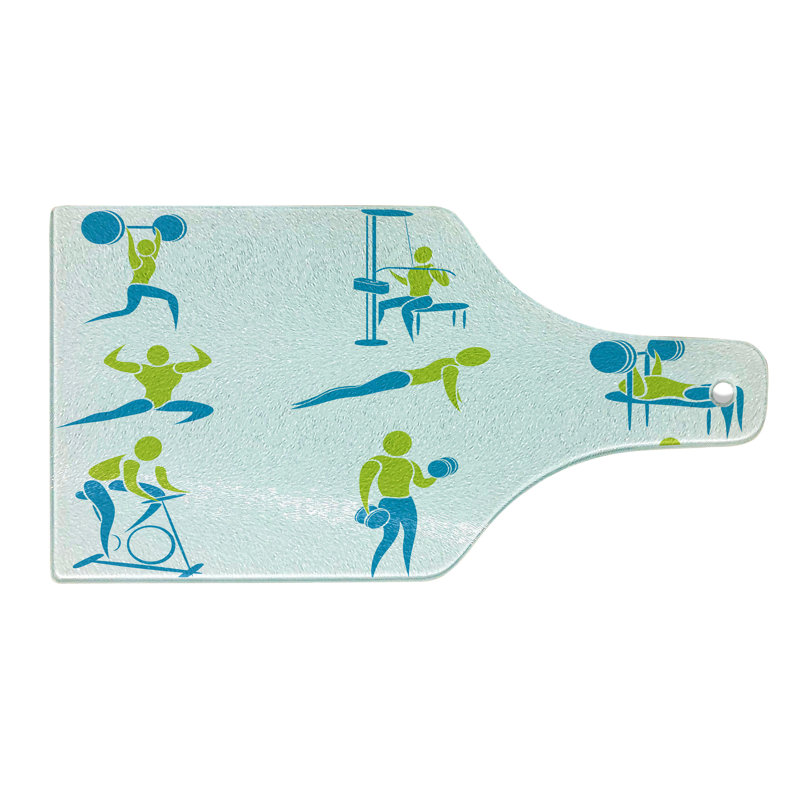Planche à découper en verre trempé Ambesonne