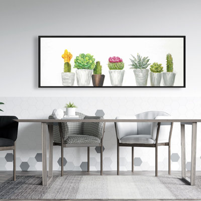 Mini Cactus And Succulents Print On Canvas
