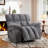 42.91" Wide Chenille Upholstered Power Lift Assist Recliner With 8-Point Massage, Lumbar Heat, USB & Type-C Charging(Set Of 2)-459697908