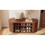 Banc de rangement ovale pour 9 paires de chaussures-622795681