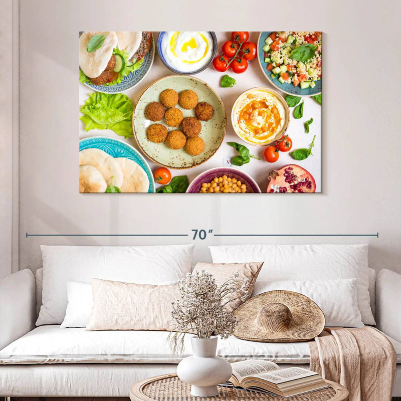 Yarlin Middle Eastern Dishes, 32" H x 48" W