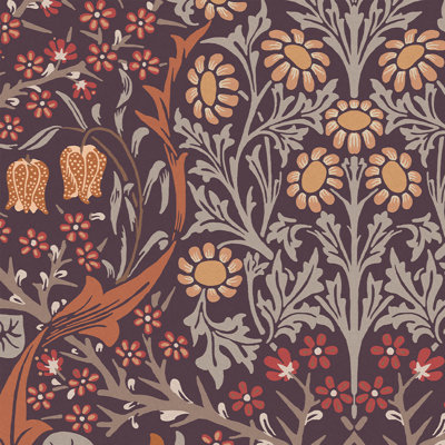 Double rouleau floral Nilda
