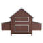 Poulailler en bois avec poulailler et poulailler double-458514006