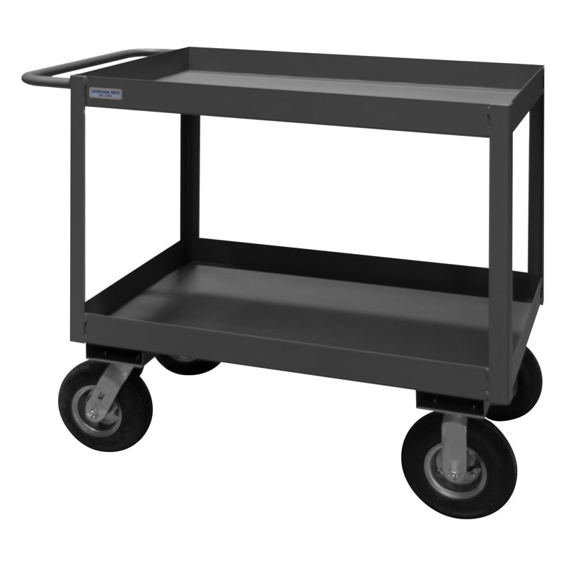 Chariot de réserve avec des lèvres hautes, H 36 po x l 42,25 po x P 24,25 po
