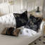 Housse de coussin en chenille 1 pièce à motif éléphant 20 po x 20 po pour canapé-lit, salon, chambre à coucher-134268611