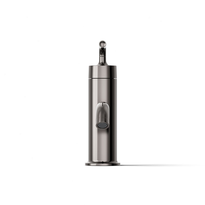 Purist® Single Hole Bathroom Faucet with Drain Assembly, Vibrant Titanium