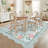 Area Rugs Washable Scalloped Area Rug Modern Living Room RugNon-Slip Carpet Accent for Entryway Bathroom Kitchen Bedroom-920381341-920381334