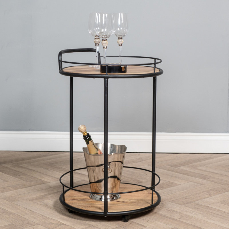 Abdulmajeed Floor Shelf Coffee Table, Black