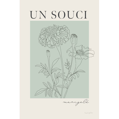 Lilyian " French Flower Poster II " by Mercedes Lopez Charro