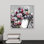 « floral boutique iv », peinture sur toile