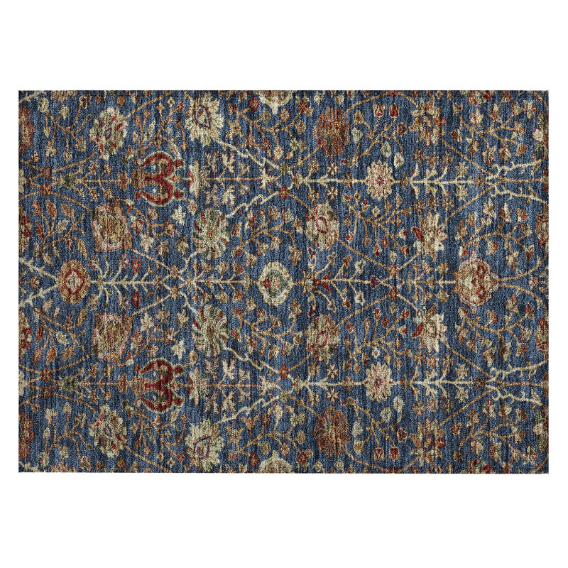 Chayil Area Rug with Non-Slip Backing, Rectangle 1'8" x 2'6"