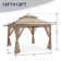 MASTERCANOPY 13 ft. L 13 ft. D Steel Gazebo