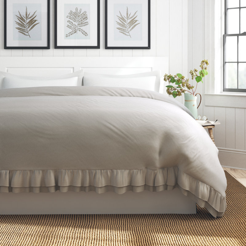 Bissonet Traditional Cotton Duvet Cover, King Duvet Cover
