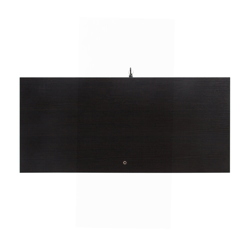 Two Door Glass Cabinet Glass Display Cabinet With 3 Shelves, Black