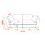 Canapé modulaire en chenille de 80 po-97934558