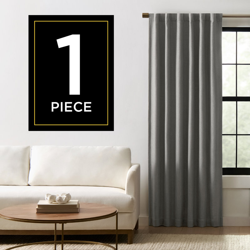 Rideau occultant en toile Eclipse Duke, Naturel, 50 po x 108 po