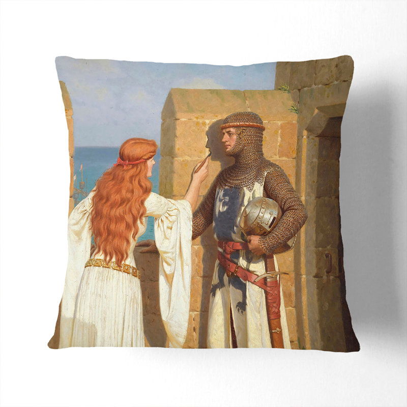 The Shadow Scatter Cushion with Filling, White, 40cm H x 40cm W x 15cm D