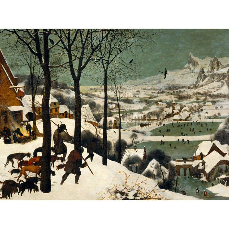 Chasseurs d'hiver dans la neige HAD-7124