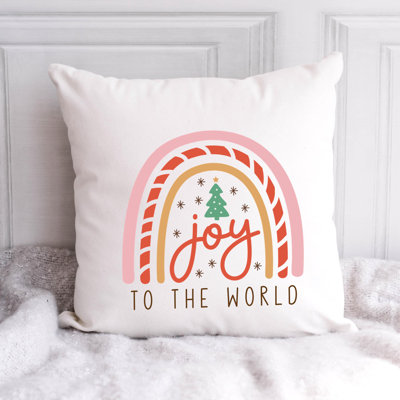 Coussin en polyester ChristmasRainbow-09