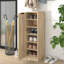 vidaXL Shoe Cabinet with Shelf with Storage with Door Engineered Wood Unit-1413460274