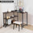 Ercan Modular L-Shaped Iron Writing Desk-983651945