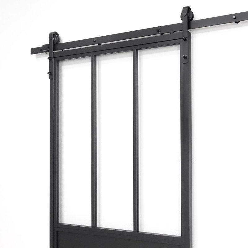 Beverly Metal Sliding Door, 210cm H x 90cm W x 3cm D