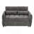 52.8" Loveseat Sofa Pull-Out Sofa Bed Tufted Sleeper Sofa With An Adjustable Backrest-1540076053