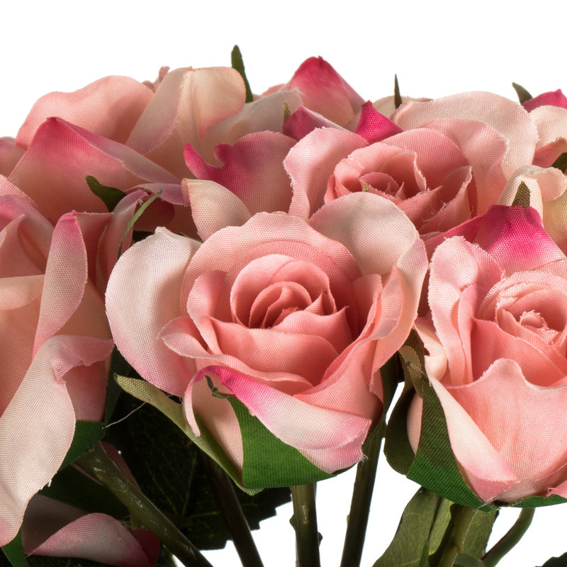 Bouquet de roses artificielles 10 ", Rose