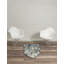 Tapis gris en peau de mouton gris