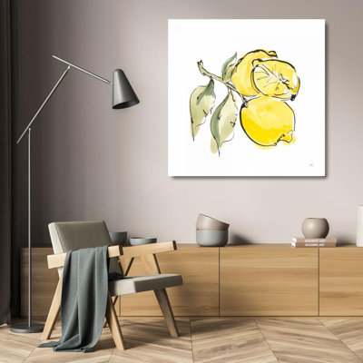 August Grove® Paschke, Chris Gallery Wrapped Canvas Art Titled: Lemon Still Life II