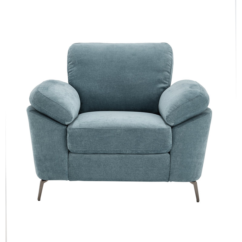 Debborah Upholstered Armchair, Teal