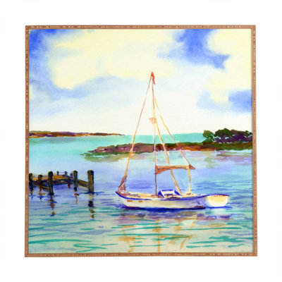 « summer voile », reproduction d’art encadrée