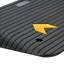 Rampe de seuil en caoutchouc 1 pièce 36,22 po x 25,59 po x 5,12 po Rampe de seuil en caoutchouc 1 pièce noir Capacité de 33069 lb antidérapante avec rainure pour fauteuils roulants