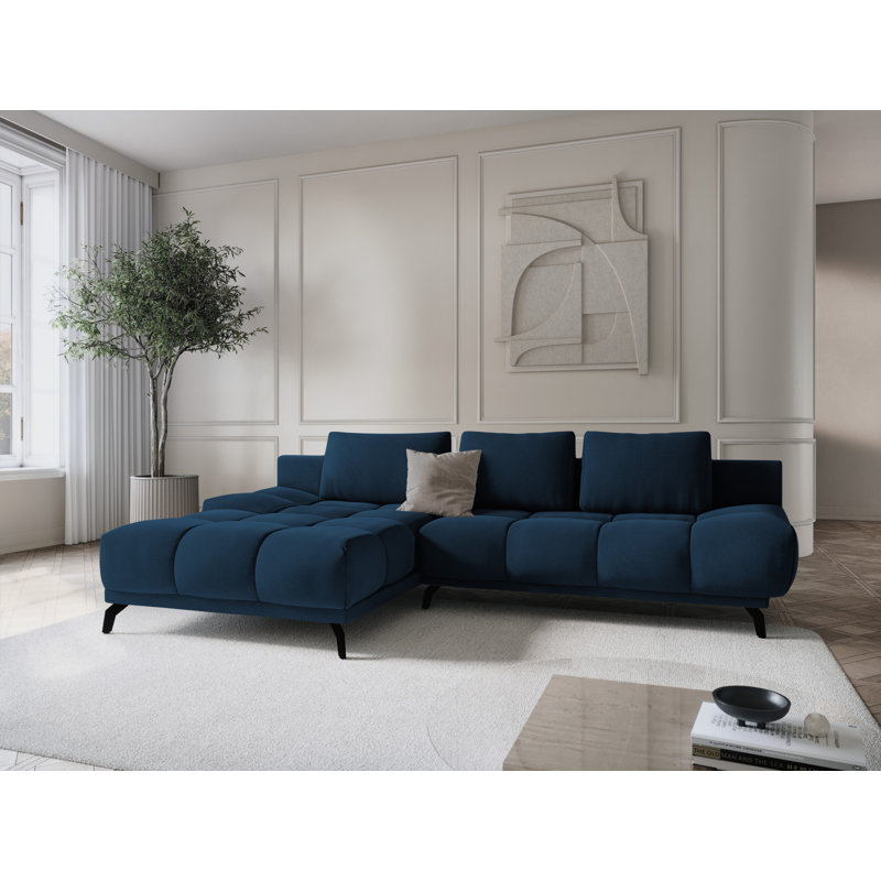 Cuthrell 5 Seater Sofa Bed, Left Hand Facing, Royal Blue
