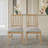 Wooden Dining Chair With Warm Grey Cover-212929905