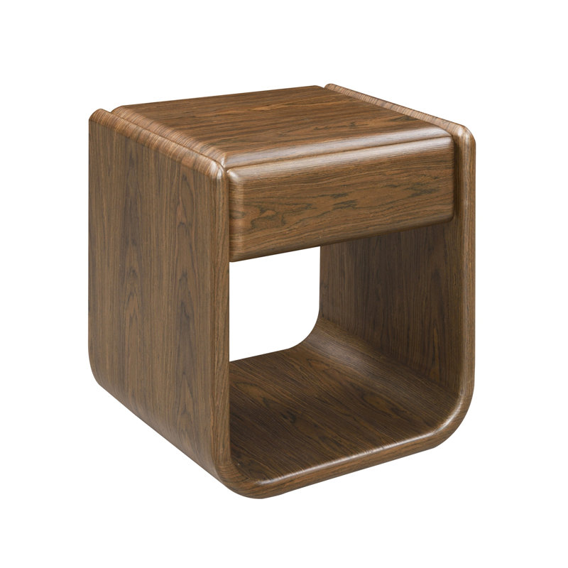 Dark Walnut End Table w/Drawer