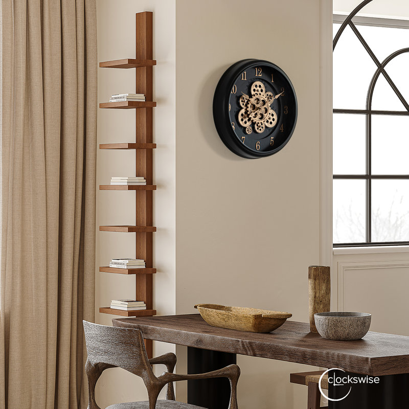 Horloge murale industrielle 16 po Clockswise