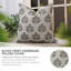 Housse de coussin lombaire à motif de blocs Fab printine, printemps été, décoration intérieure (Chahat) 12 po x 20 po-102753219-102753229-102753232