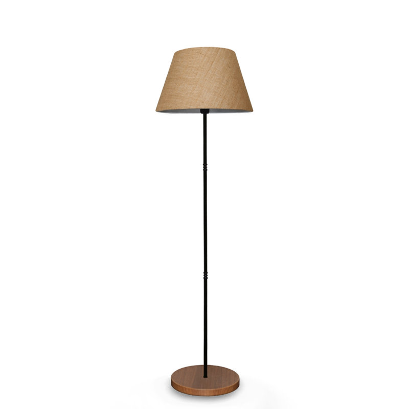 Lampe sur pied 57 ", Crème