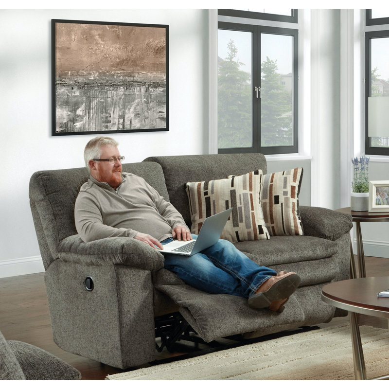 Annine Upholstered 60'' Reclining Loveseat, Manual