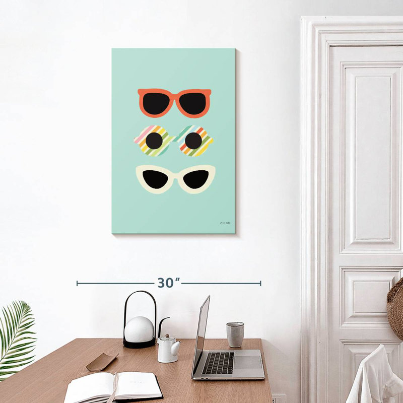 Shuttleworth Glamour Sunglasses, 30" H x 20" W