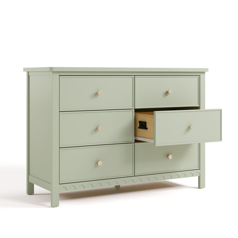 Graco Sasha 6 Drawer Double Dresser | Wayfair Deals