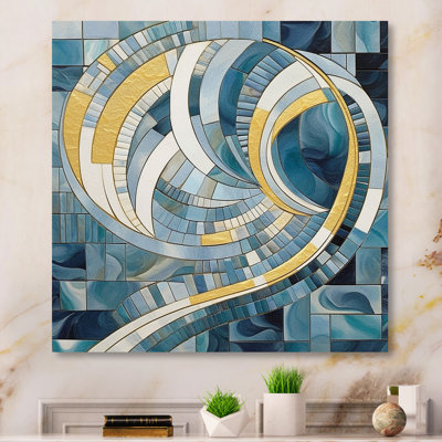 " Gold Constructing Blue Realms II "