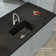 Pure Matte Black Undermount Single Bowl Fireclay Kitchen Sink