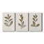 Bronze Leaf I - 3 Piece Wrapped Canvas Print-1443947646