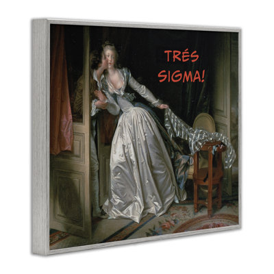 Giclée encadrée Iconic Tres Sigma, design par Grotto Studios