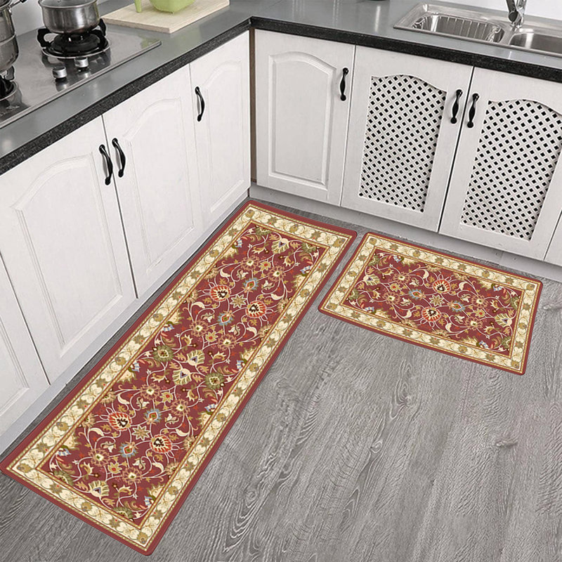  Tapis de sol antidérapant deux pièces, C