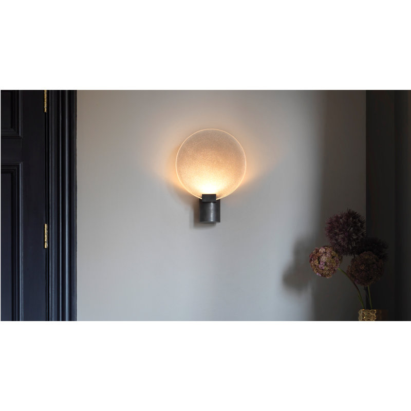 Nimbus 1 - Light Flush Mounted Sconce, Satin Brass